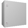 Coffret électrique AX, LHP : 600x600x350 mm, en tôle d'acier, avec plaque de montage, à une porte, deux serrures à came