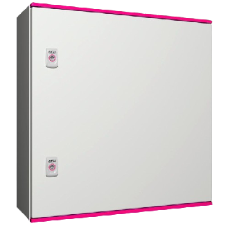 Coffret électrique AX polyester 1 porte pleine L600 H600 P200 IP66 plaque de montage-Lire la description