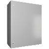 AX Coffret électrique, LHP : 800x1000x400 mm, en tôle d'acier, avec plaque de montage, à une porte, deux serrures à came