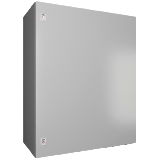 AX Coffret électrique, LHP : 800x1000x400 mm, en tôle d'acier, avec plaque de montage, à une porte, deux serrures à came-Lire la description