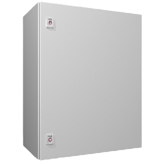 Coffret électrique AX, LHP : 600x760x350 mm, en tôle d'acier, avec plaque de montage-Lire la description