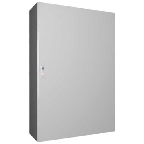AX Coffret électrique, LHP : 800x1200x300 mm, en tôle d'acier, avec plaque de montage, à une porte, avec système de verrouillage à 3 points-Lire la description