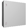 AX Coffret électrique, LHP : 600x600x210 mm, en tôle d'acier, avec plaque de montage, à une porte, deux serrures à came