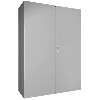 AX Coffret électrique, LHP : 1000x1400x400 mm, en tôle d'acier, avec plaque de montage, à deux portes, avec système de verrouillage à 3 points