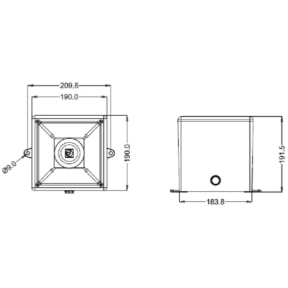 Diffuseur vocal enregistrable 126dB IP66-Lire la description