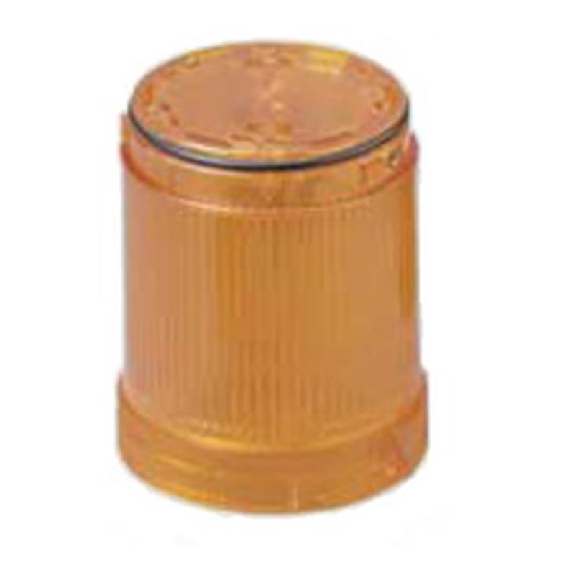 Col.lumineuse Module Ø50mm 24V incandescent fixe ORANGE-Lire la description