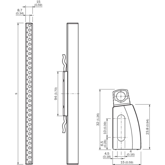 Barrière sécurité T4 H=0480mm Rés=14mm autonome/fin de cascade Barrière sécurité T4 H=0480mm Rés=14mm autonome/fin de cascade-Lire la description