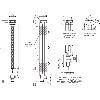 Barrière sécurité T4 H=1800mm Rés=30mm P=19m (R) Adv Curtain LED