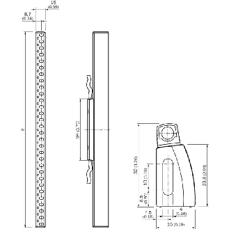 Barrière sécurité T4 H=0780mm Rés=24mm autonome-Lire la description