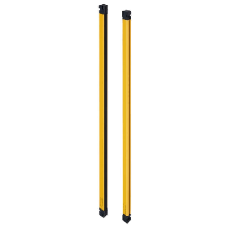 Barrière immatérielle de sécurité type 4, 1840 mm, résolution 25 mm, portée 20 m, IP65/IP67-Lire la description