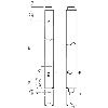 Rideau optique Eco-line H=0810mm Rés=30mm P=12m 2xPNP / M12 4P