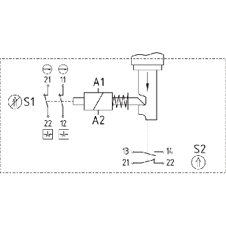 INTERVERROUILLAGE 3O+1F 24VAC/DC, 2xM20-Lire la description