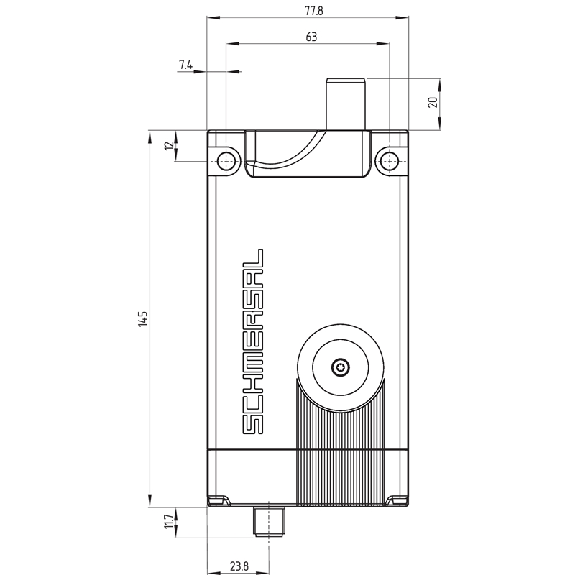 Interverrouillage de sécurité RFID, M12 8P Interverrouillage de sécurité RFID, M12 8P-Lire la description