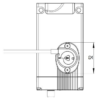 Interverrouillage de sécurité RFID, M12 8P-Lire la description