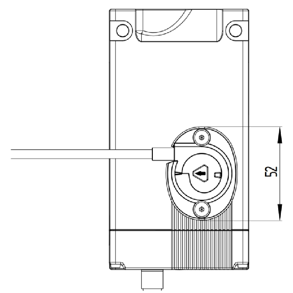 Interverrouillage de sécurité RFID, M12 8P Interverrouillage de sécurité RFID, M12 8P-Lire la description