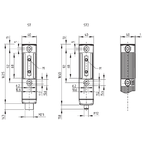 Interverrouillage ouvert/hors tension 24Vdc, M12 8P-Lire la description