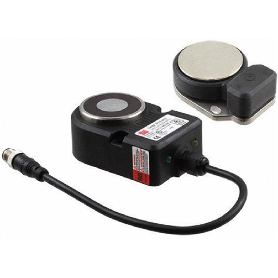 Interverrouillage électromagnétique de sécurité 1500N, M12+C0.25m Interverrouillage électromagnétique de sécurité 1500N, M12+C0.25m-Lire la description