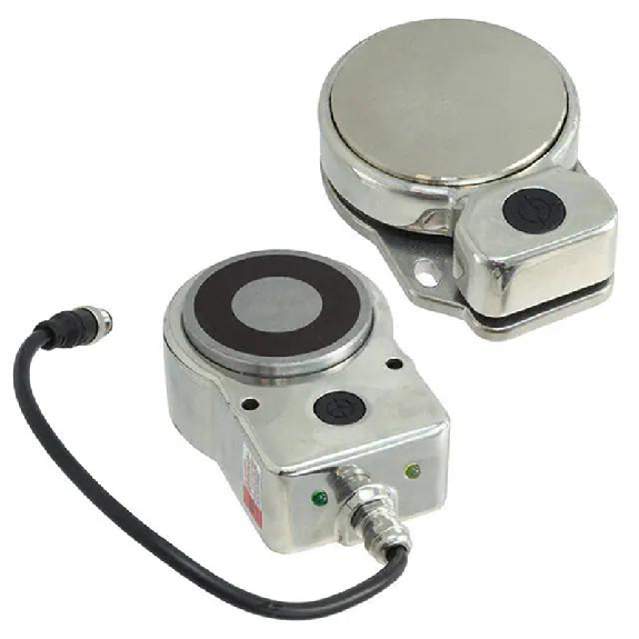 Interverrouillage électromagnétique de sécurité 1100N avec connecteur M12-Lire la description