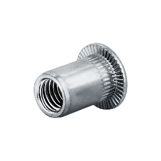 Blindnietmuttern BM /A2 /Fk /M8 /RsGer /Of  GO-NUT Klemmbereich: 5,0 - 8,0 mm - 250 Stück-Beschreibung lesen