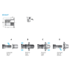 Blindnietmuttern BM /ALU /Fk /M4 /RsGer /Of GO-NUT Klemmbereich: 0,5 - 3,0 mm - 250 Stück Blindnietmuttern BM /ALU /Fk /M4 /RsGer /Of GO-NUT Klemmbereich: 0,5 - 3,0 mm - 250 Stück