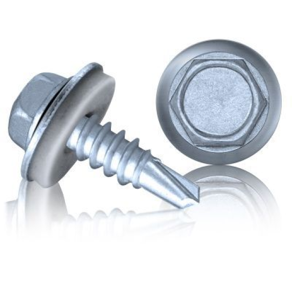 DIN 7504 K Vis Autoforeuse-Tête Hexagonale A2 GL R16 5,5x50 mm capacité de perçage 3,5 mm - 250 pièces-Lire la description