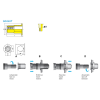 Blindnietmuttern BM /ST /Fk /M4 /T6ks /Of  GO-NUT Klemmbereich: 0,5 - 2,5 mm - 250 Stück
