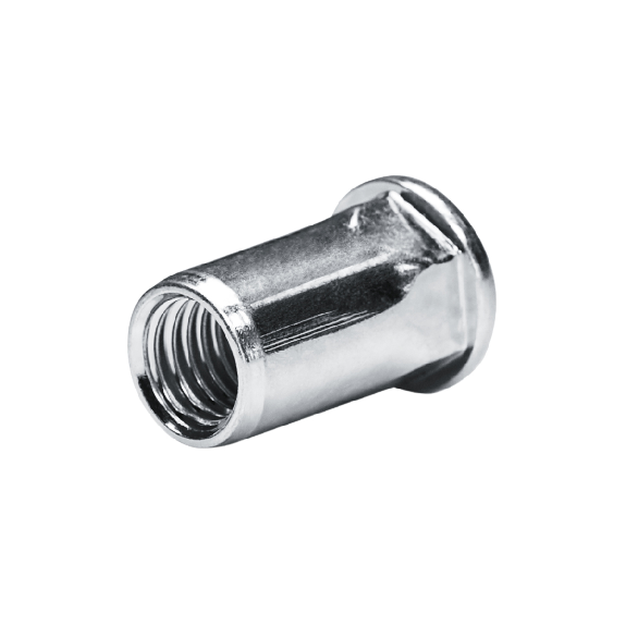 Blindnietmuttern BM /ST /Fk /M4 /T6ks /Of  GO-NUT Klemmbereich: 0,5 - 2,5 mm - 250 Stück-Beschreibung lesen