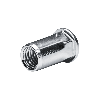 Blindnietmuttern BM /ST /Fk /M4 /T6ks /Of  GO-NUT Klemmbereich: 0,5 - 2,5 mm - 250 Stück