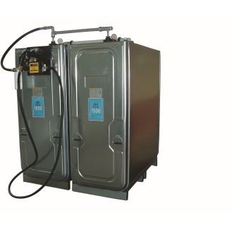 Cuve stockage gasoil double paroi Galva PE UPLATINE 3000 l-Lire la description