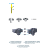 Rivets haute résistance H-LOCK tête plate clou cannelé  ST/ST - Tête plate - 6,4x11 mm 250 Pièces