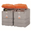 Cuve de stockage gasoil double paroi 2500 L