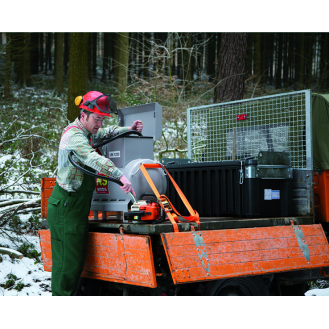 Cuve transport essence KS-Mobil 300, pompe manuelle simple effet-Lire la description