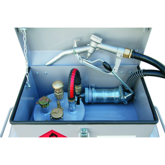 Cuve transport essence KS-Mobil 300, pompe manuelle simple effet-Lire la description
