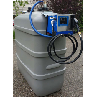 Cuve stockage gasoil GNR 2000 litres pompe 56 L/min-Lire la description