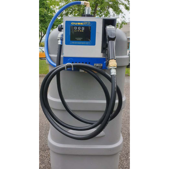 Cuve de stockage de gasoil 1 500 litres avec pompe 56 L/min-Lire la description