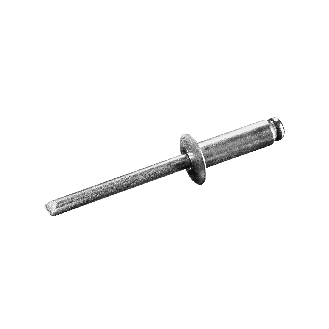Rivets aveugles STANDARD  AL/A2 - Tête plate - 5,0x10 mm 500 Pièces-Lire la description