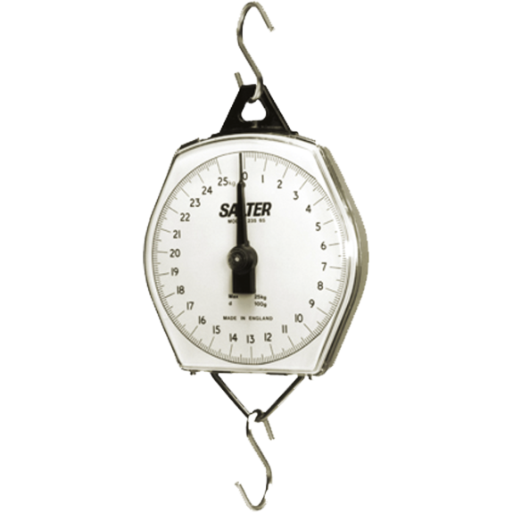 Dynamomètre mécanique 25kg/100g Dynamomètre mécanique 25kg/100g-Lire la description