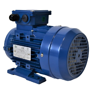 Moteur électrique triphasé 4kw - 3000tr/min - B3 - 230/400V - IE1-Lire la description