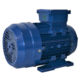 Moteur électrique triphasé 4kw - 3000tr/min - B3 - 230/400V - IE1-Lire la description