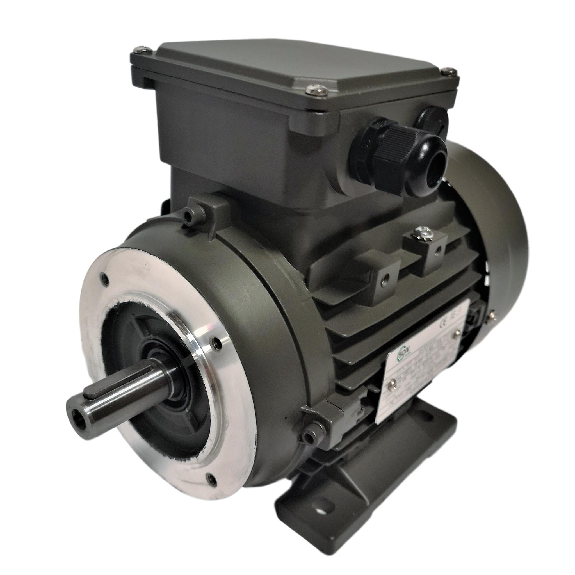 Moteur électrique triphasé 0.75KW- 3000Tr/min - 230/400V - Fixation B34-Lire la description