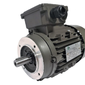 MOTEUR TRIPHASÉ IE3 0.75KW - 750TR/MIN - FIXATION À BRIDE B14-Lire la description
