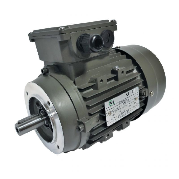 Moteur triphasé 1.1KW - 750TR/MIN - FIXATION À BRIDE B14-Lire la description
