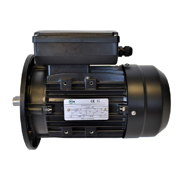 Moteur monophasé 2.2Kw à double condensateurs - 1500tr/min Fixation Bride B5-Lire la description