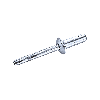 Rivets haute résistance PREMIUM tête plate clou cannelé  A2/A2 - Tête plate - 4,8x9 mm 250 Pièces