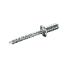 CUP Rivets étanches  A2/C1 - Tête plate - 4,8x9,5 mm 250 Pièces