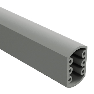 Profilé aluminium GTS fermé (0.5m)-Lire la description