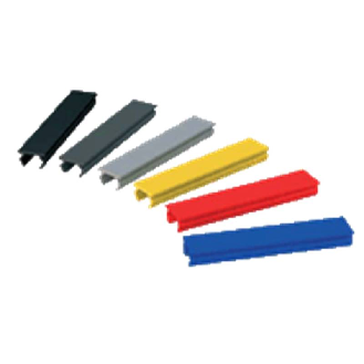 Profilé de recouvrement 2m, PVC - RAL 7035 - Type 2-Lire la description