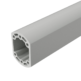 Profilé aluminium GTN II fermé (1m)-Lire la description