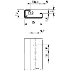 Profilé-support de type G, acier, 15 x 32 mm, longueur 2 m