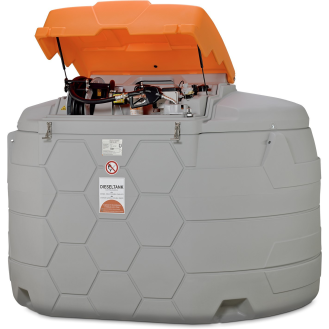 Cuve stockage gasoil double paroi CUBE OP + 5 000 L CMO10-Lire la description